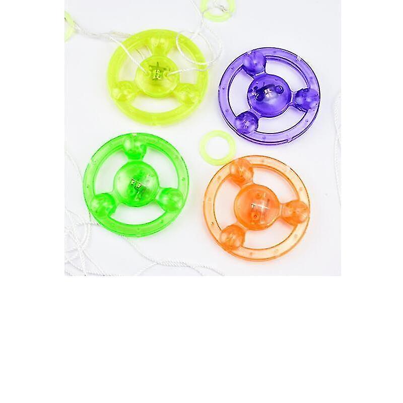 ホームデコレーションデカール発光ハンドプル点滅ロープフライホイールLEDライトノベルティ玩具