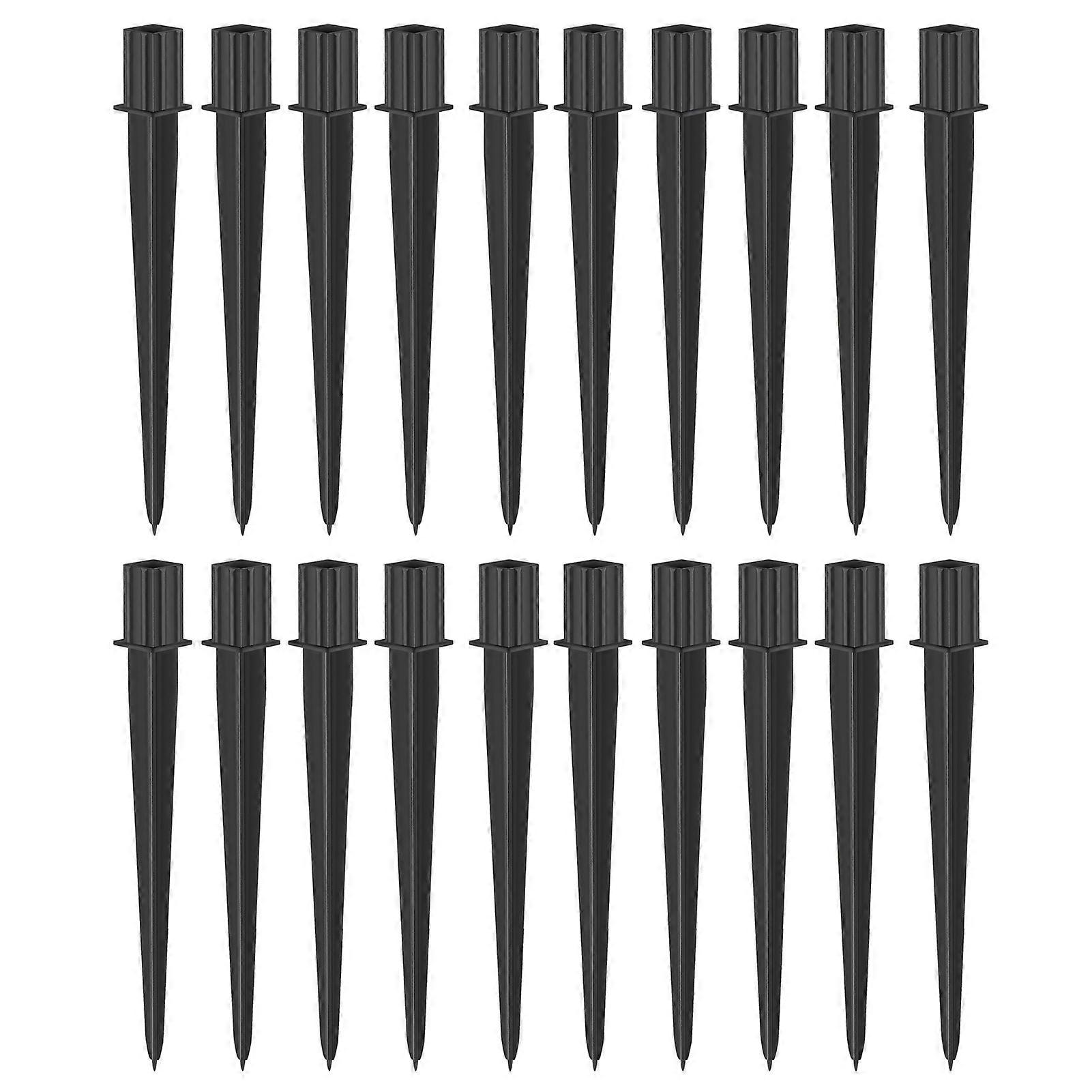 20Pcs Solar Lamp Replacement Stakes Pathway Lights Spikes High Strength Anti-Rust Easy to Install LED Solar Lights Replacement Stakes