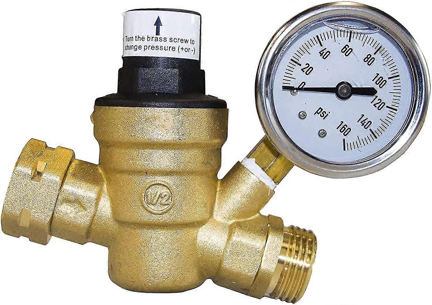 صمام منظم ضغط المياه ، منظم ضغط المياه النحاسي Rv مع مرشح قياس ومدخل لمقطورة العربة