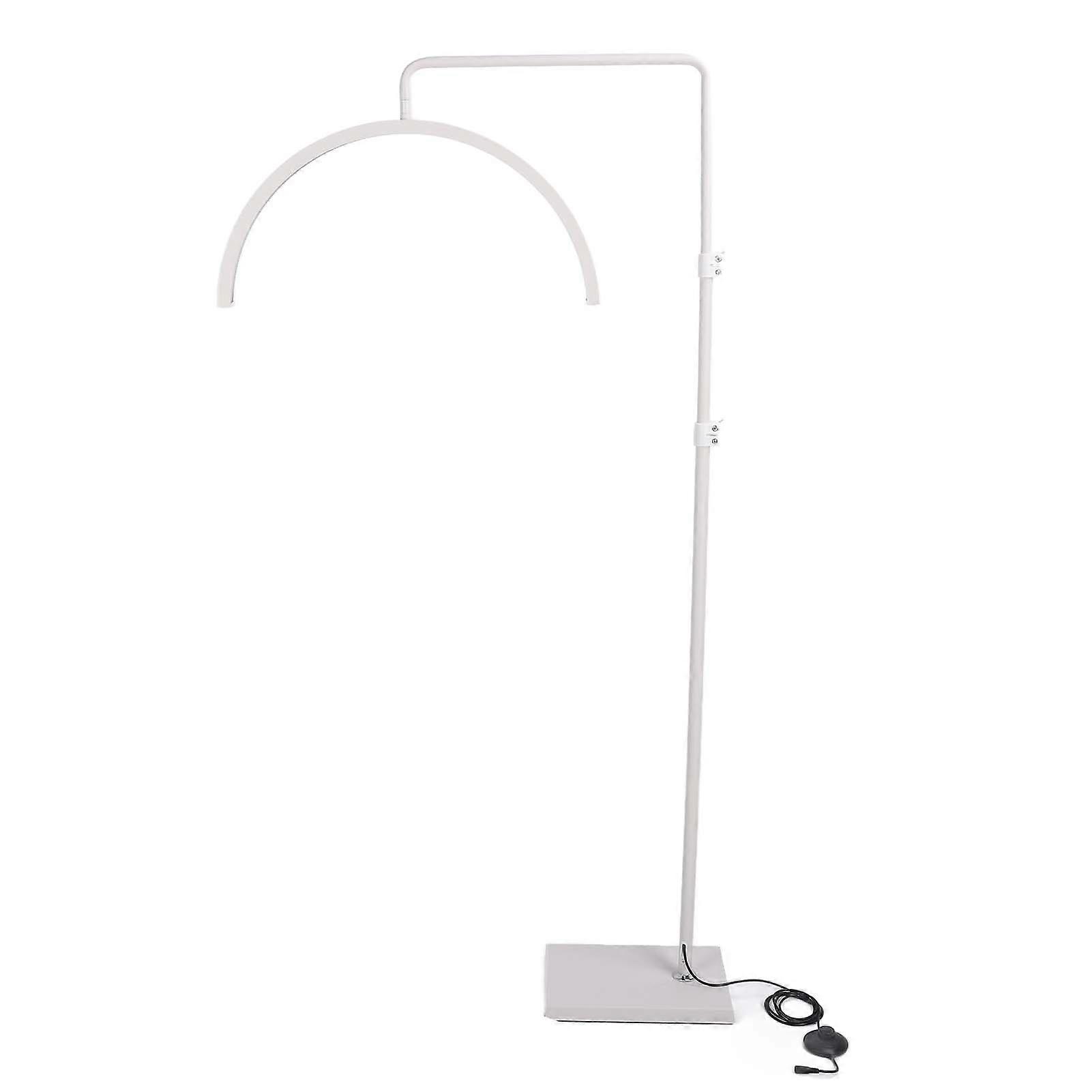 22in 40W LED Floor Light 2700K to 5600K Telescopic Rod Height Adjust Eyelash Beauty Lamp White 100240V UK Plug