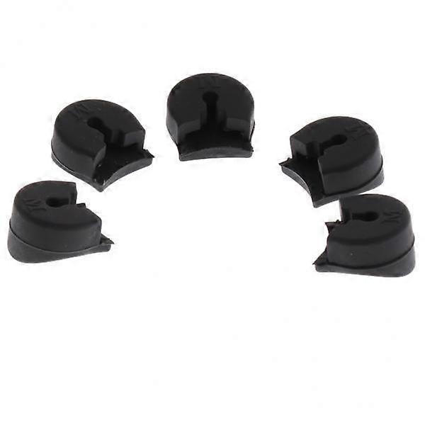 Coussin de protection en caoutchouc pour repose-pouce de clarinette, 4 x 5 pièces, pièces pour instruments à vent