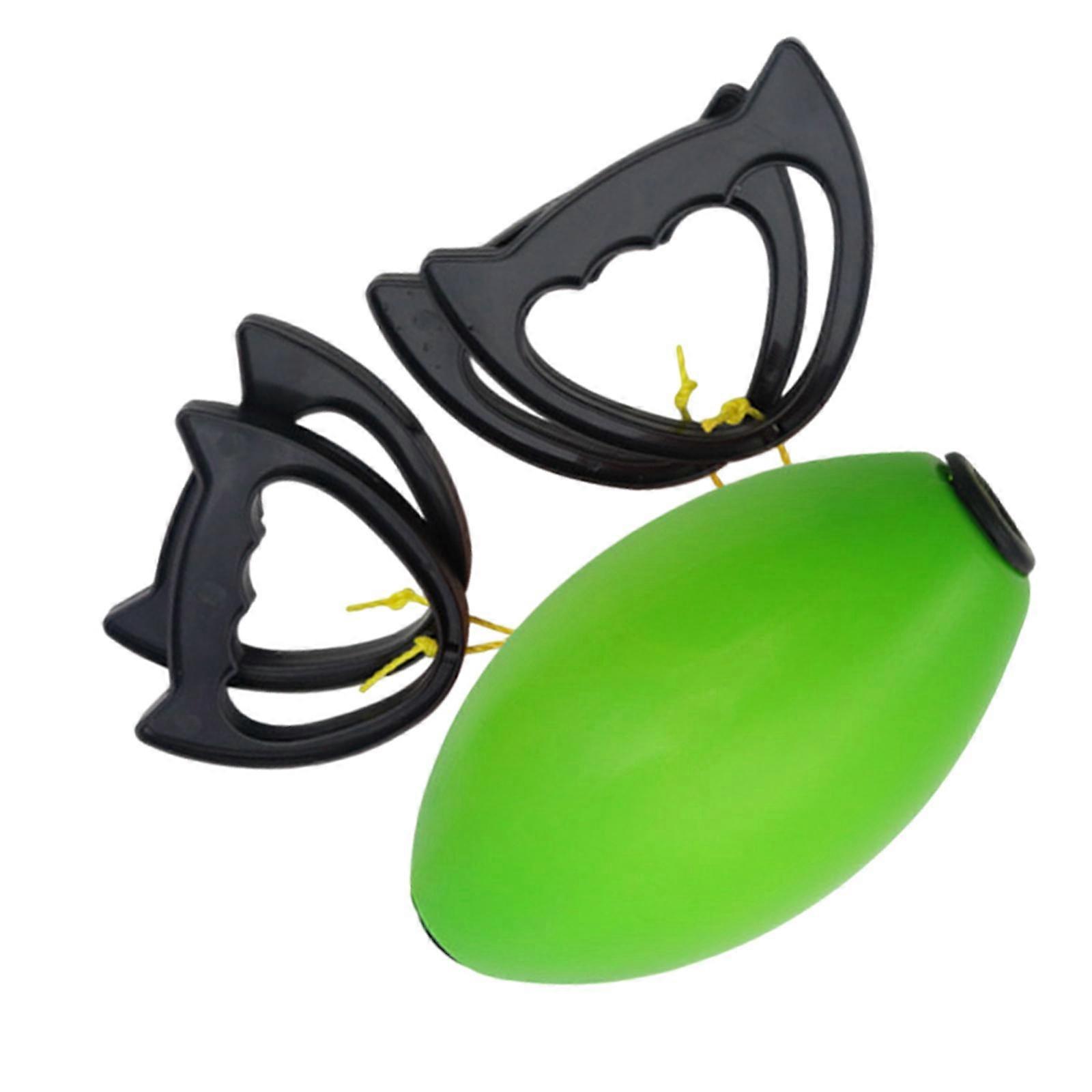 Kids Pull Shuttle Game Summer for Exercise Interactive Toy Parent Child Smooth Green