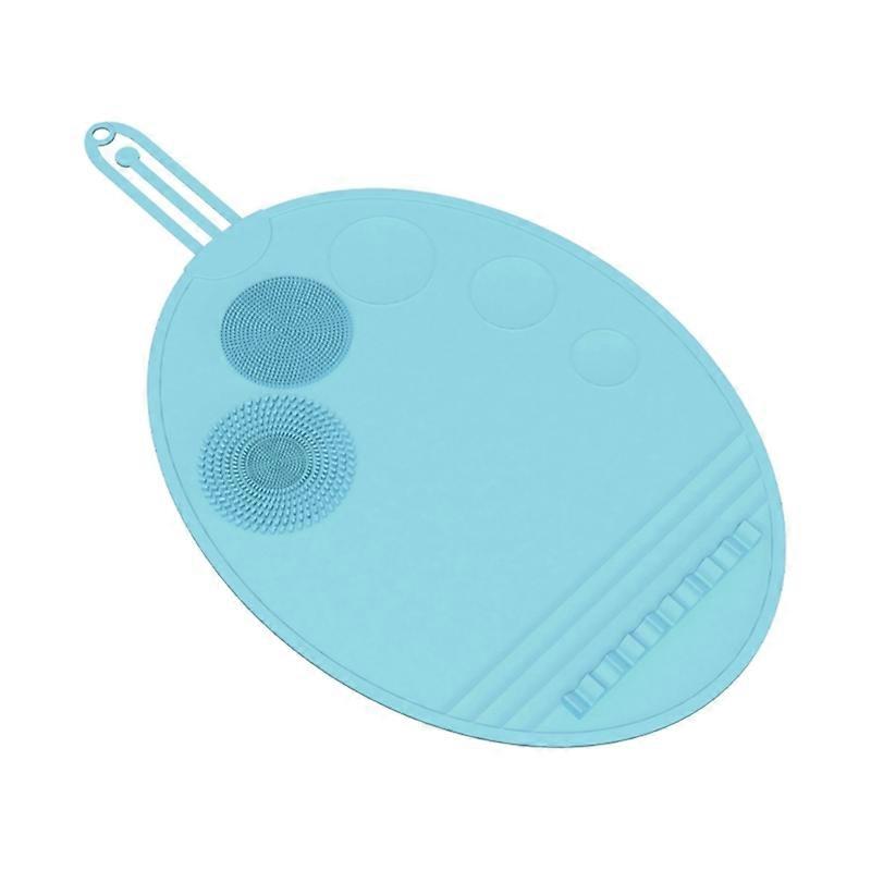 Multifunctional Soft Silicone Makeup Brush Cleaning Mat Efficient Cleaner Pad