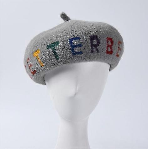 Wool Embroidered Berets Painter Artist Hats Beret Winter Autumn Hat Ladies
