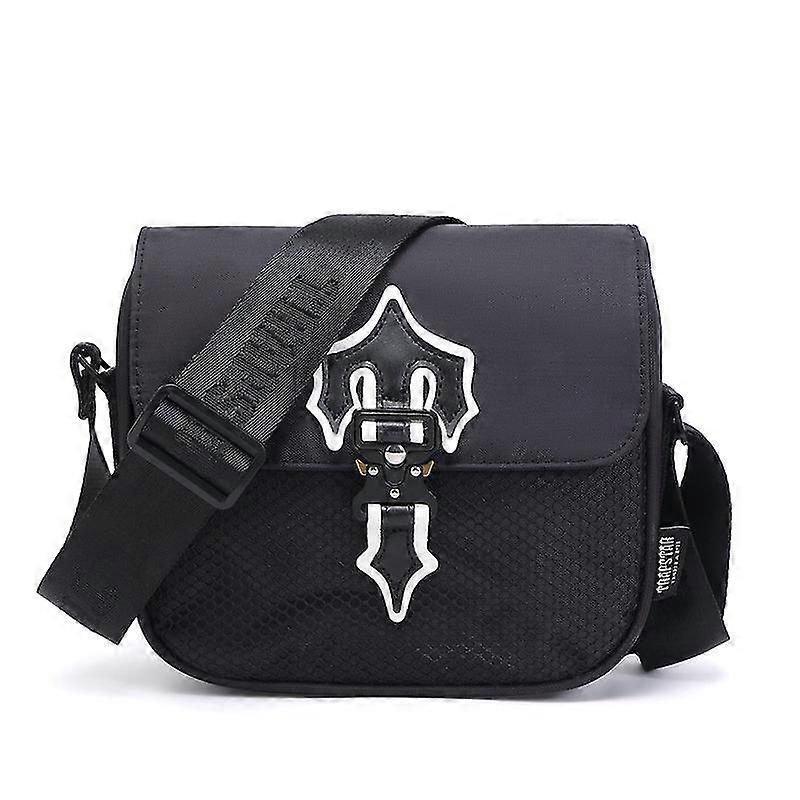 Umhängetasche, Postbotentasche Mode Umhängetasche Oxford Stoff Hip Hop Tasche Schwarz