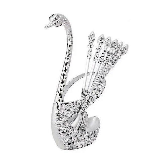 Spoon Swan Spoons Holder Dinner Table Party Buffet Dessert