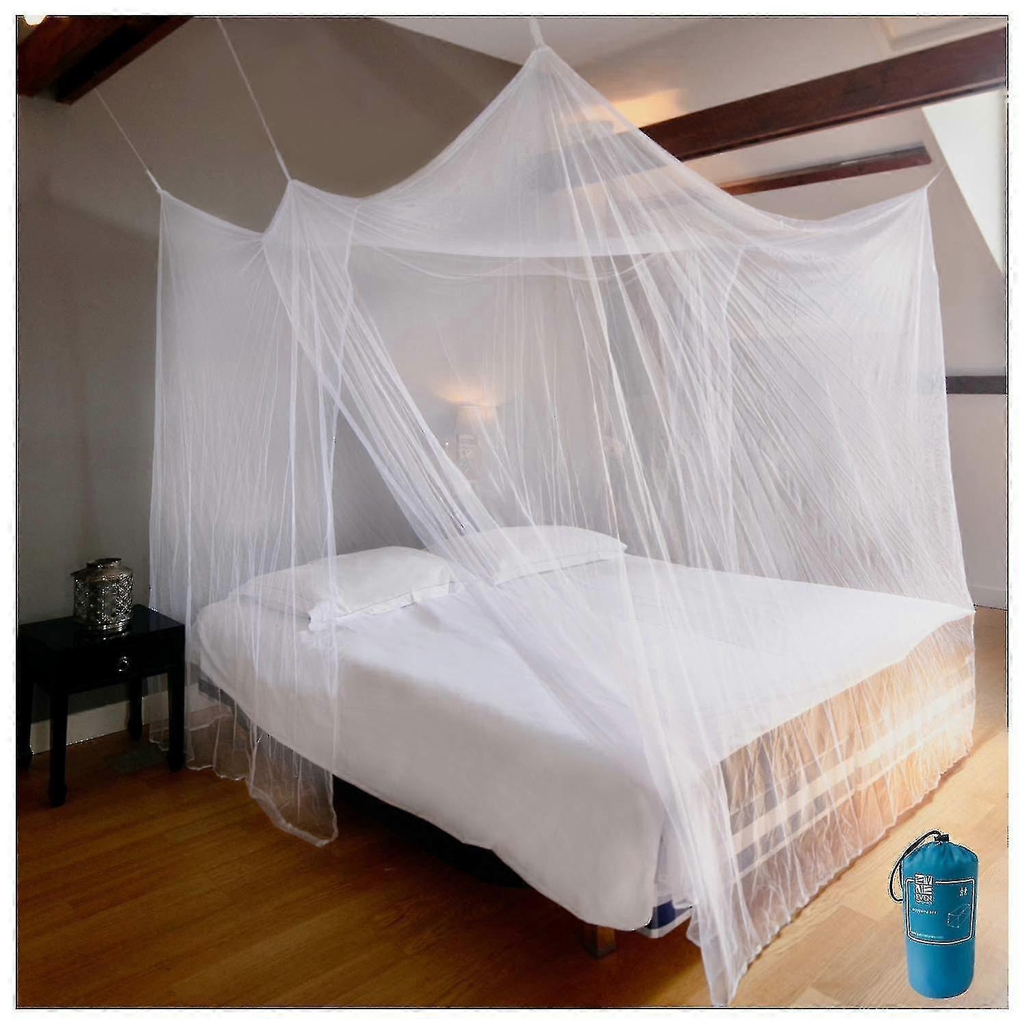 Insect-proof Single Door Mosquito Net With Square Roof, Indoor And Outdoor Camping Mosquito Net 1.8*1.2*2m