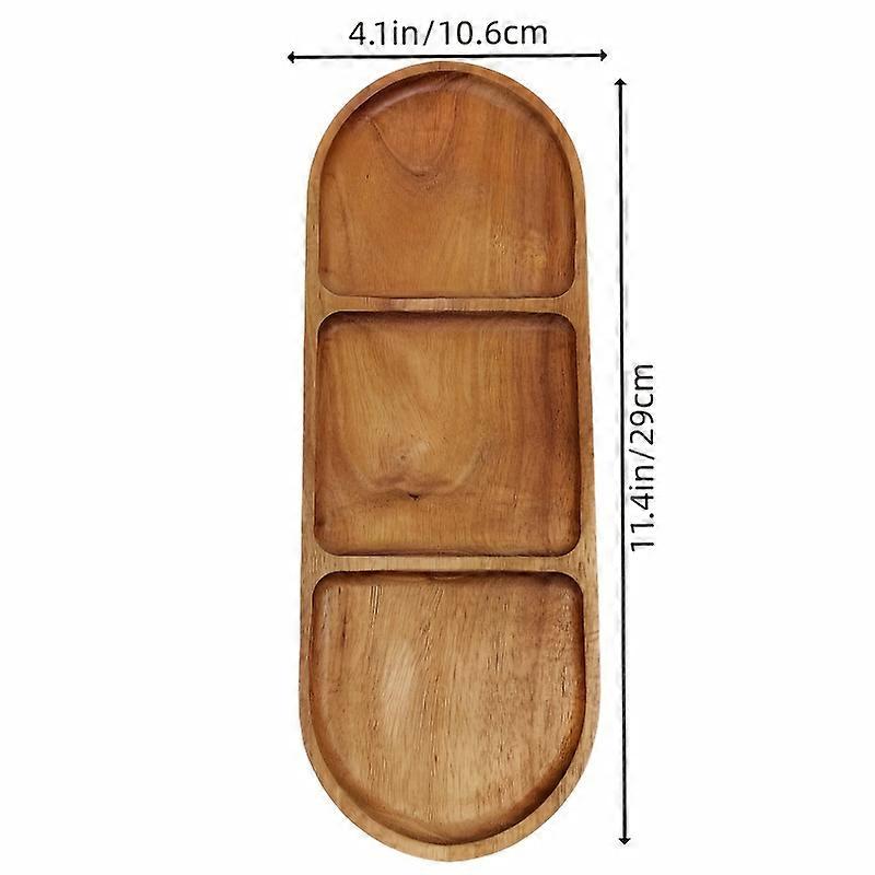 Rustic Wooden Serving Tray - Chic Design Elevates Table Aesthetics - Perfect for Pizza, Sushi & Dried Fruit - Ideal for Halloween, Christmas, Weddings