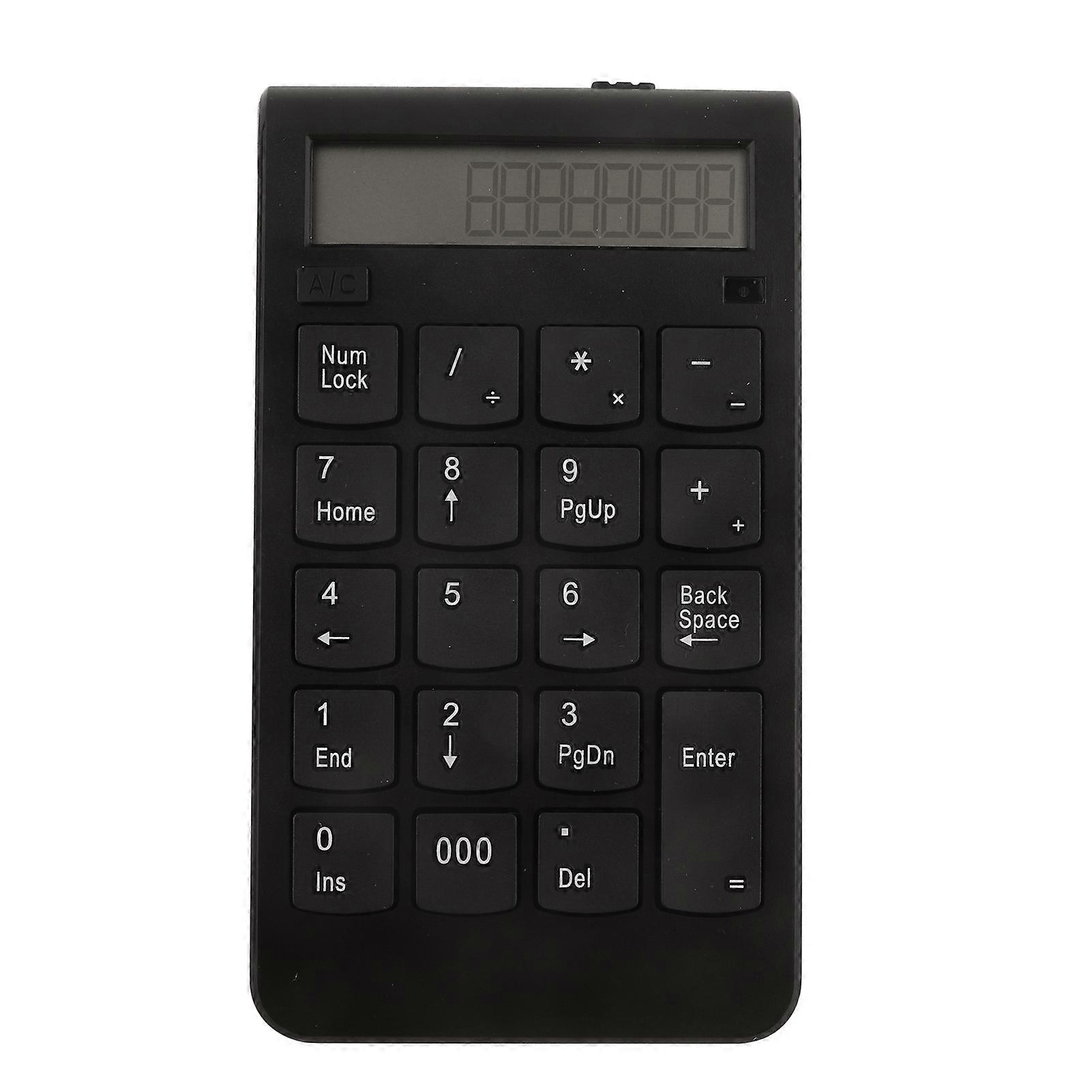 2.4G Wireless Notebook Keyboard with Micro USB 29 Keys LCD Display