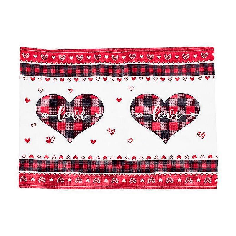 Cotton And Linen Tablet Runner For Decoration-c