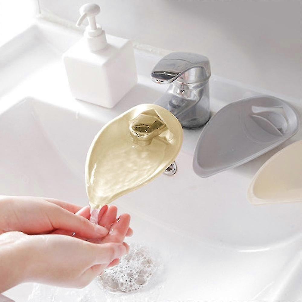 Faucet Extender Solid Color Sink Handle Extension Toddler For Bathroom Children Hand Wash - Happy H