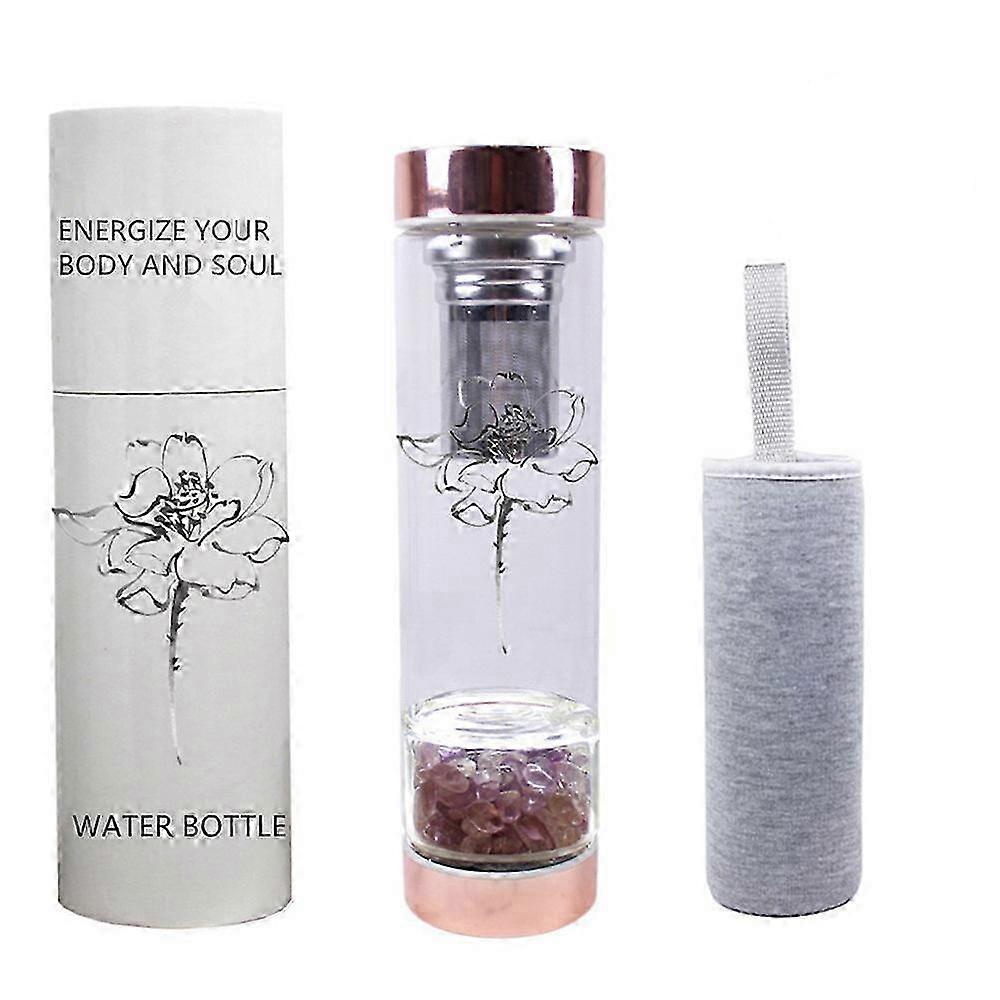 15 oz Crystal Elixir Infused Gem Water Bottle