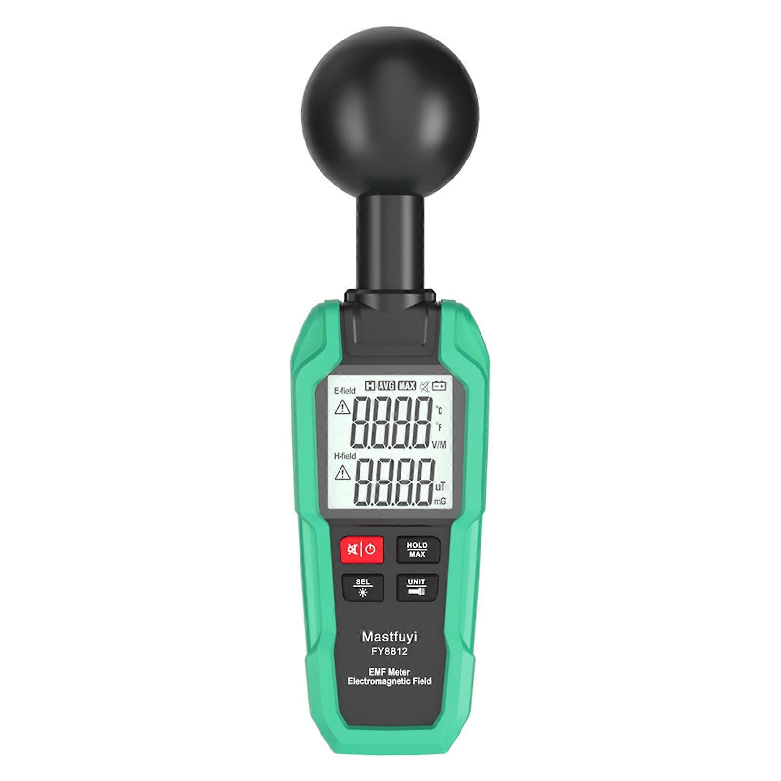 EMF Meter Electromagnetic Field Tester High Precision Electromagnetic Radiation Gauge Electromagnetic Wave Radiation Detector