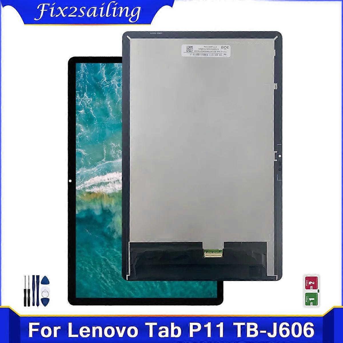 11 inch LCD Display For Lenovo Tab P11 TB~J606 J606F TB~J606L N LCD Touch Screen Digitizer Sensor Assembly Replacement Parts