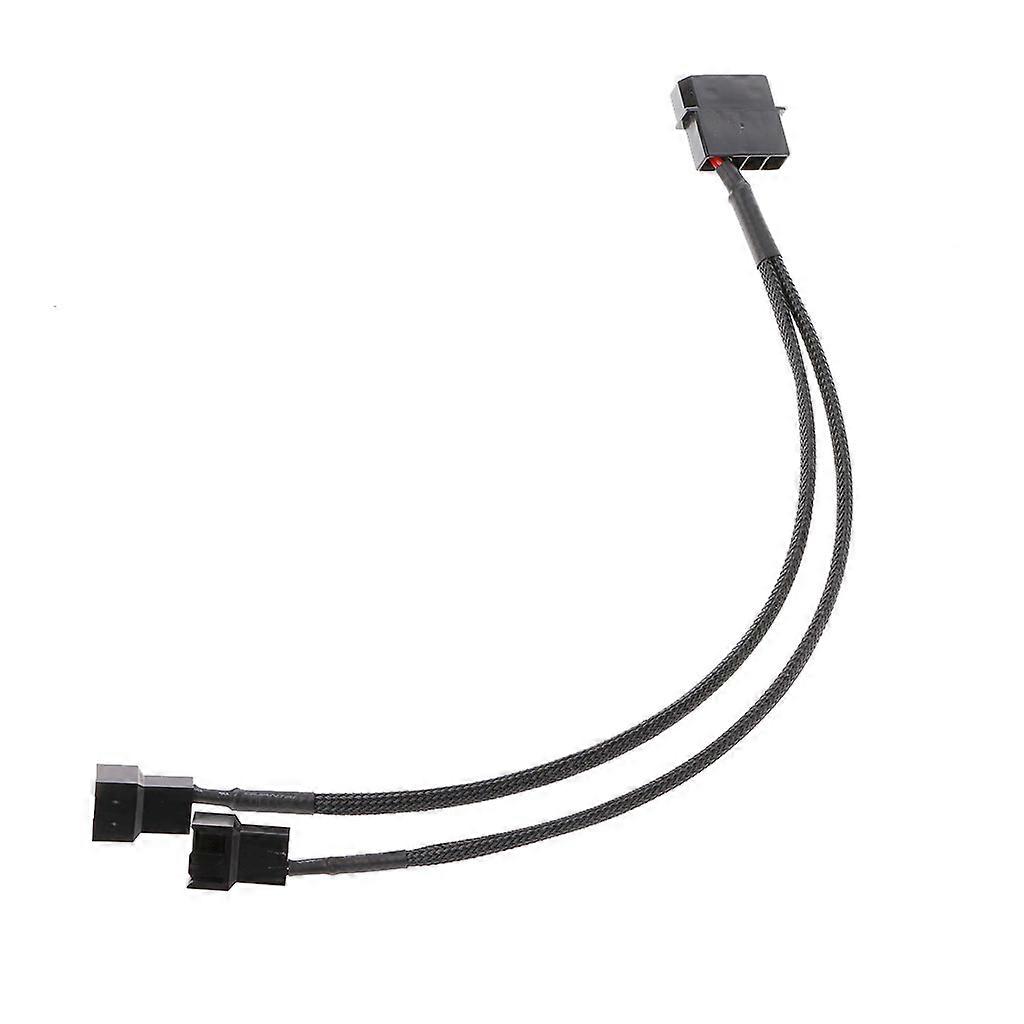 4-Pin Molex Male to 3-Pin/4-Pin Connector Adapter Cable For Computer PC Fan
