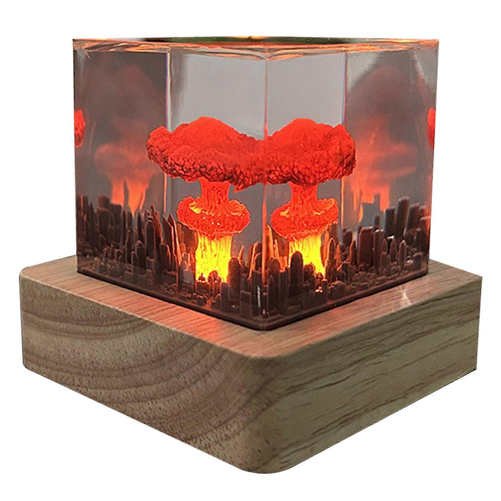 Mushroom Cloud Nuclea Explosive Night Light