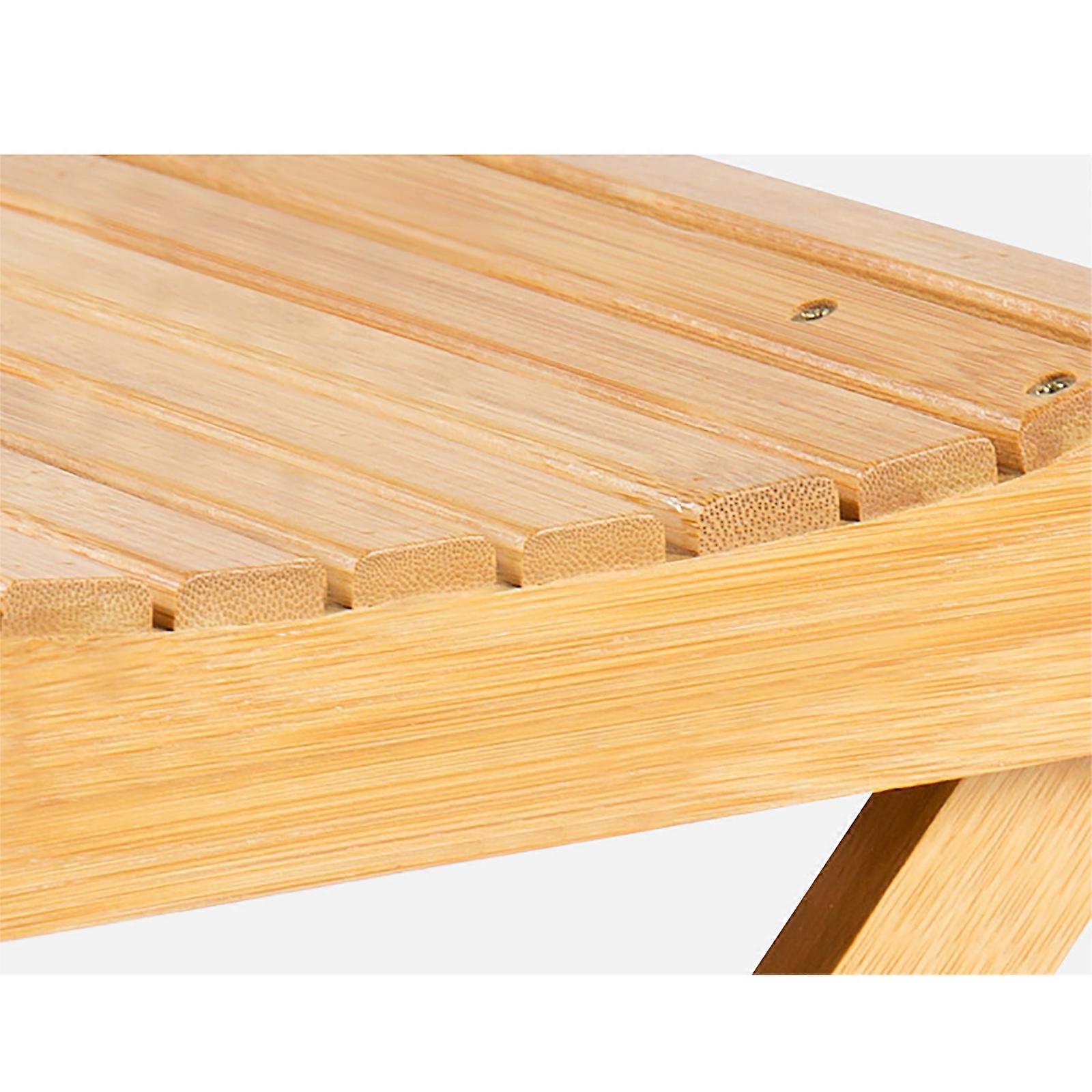 Bamboo Small Stool, Portable Folding Small Camp Chair