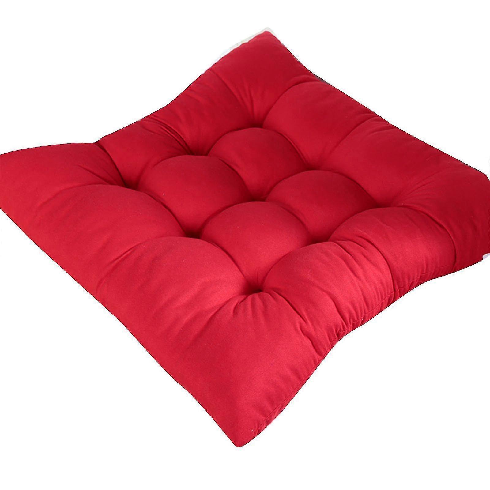 Coussin de chaise carré Antidérapant Confortable Siège chaud Coussin de sol Oreiller pour la maison