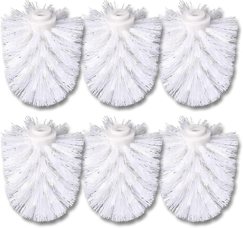 Pakkaa WC varaharjapää valkoinen varaharjat valkoinen harjaspää erikseen vaihdettava valkoinen wc-harja wc-harjat wc-harjat wc-harjat 6 vara-wc