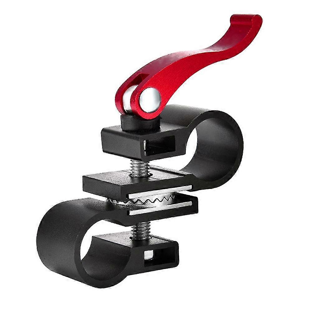 ヘビーデューティフィッシングチェアアンブレラスタンドホルダー固定クリップブラケットマウントアクセサリー屋外ユニバーサルクランプ、ブラック