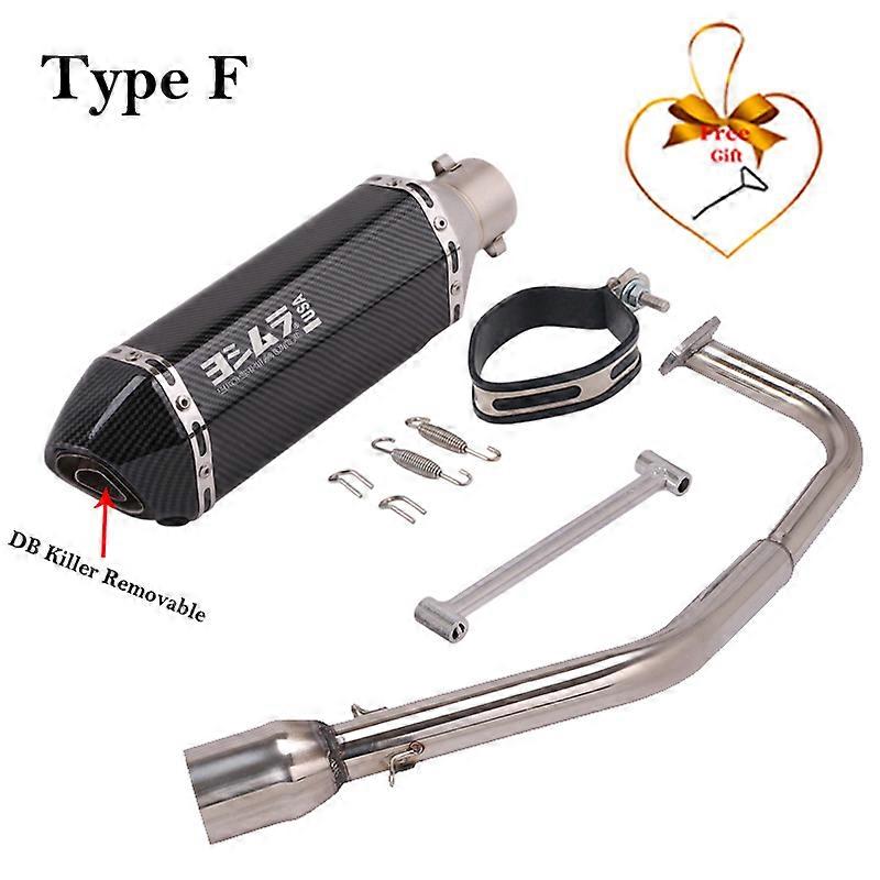 Komplettes Escape-System für Motorräder, mittellanger Schalldämpfer, DB Killer, für Honda SH125, SH125i, SH150i, 2017–2022