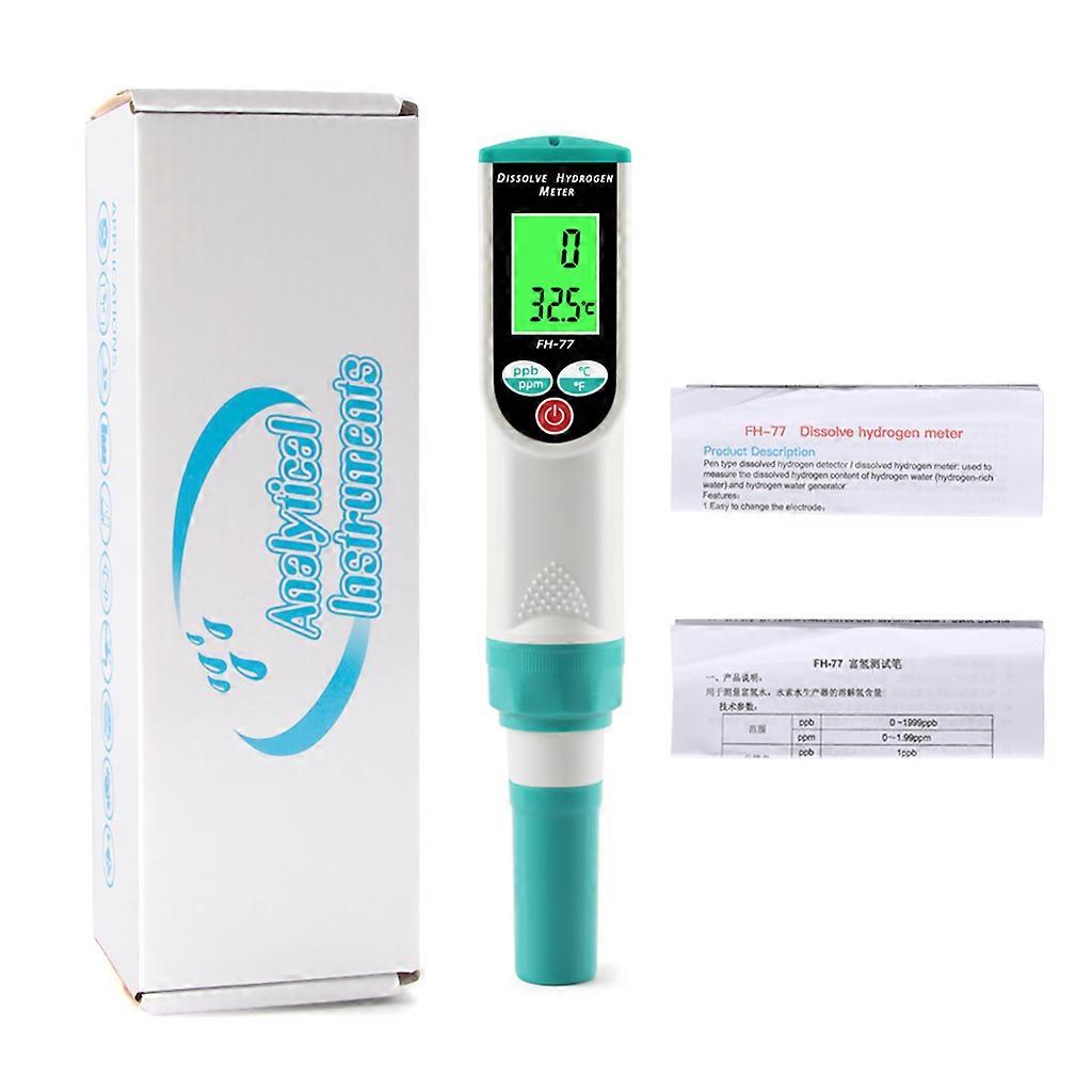 Compteur d’hydrogène dissous de haute précision Testeur d’eau potable H2 Meter ATC