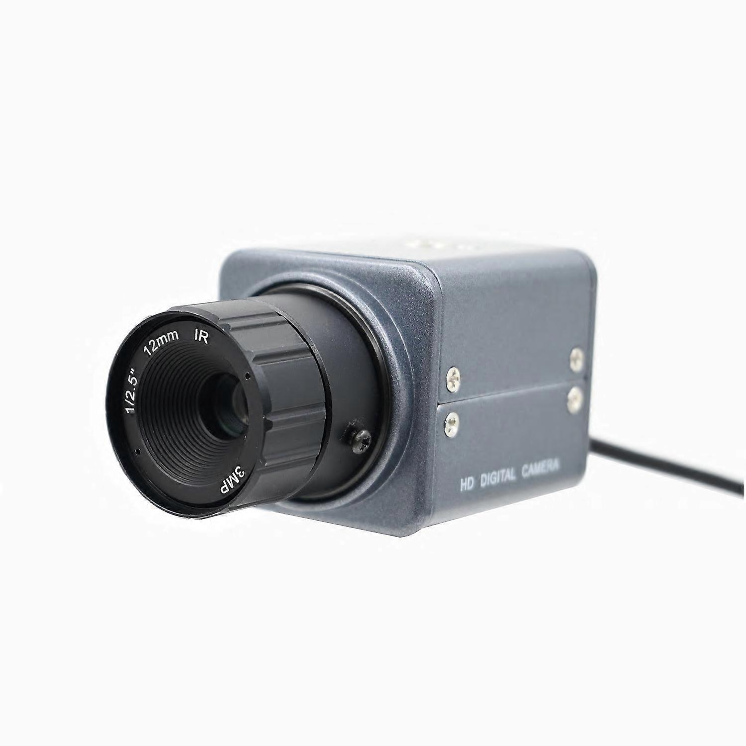 IMX179 HD USB Camera 8MP Mini Case Webcam With 5-50mm 2.8-12mm Varifocal CS Lens Plug And Play 15fps For Windows Linux  Android