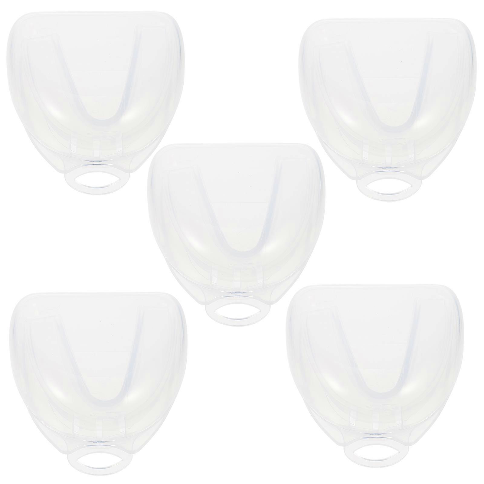5 Sets Mouth Gaurd Moldable Mouth Protector Moldable Dental Protector Nighttime Teeth Protector