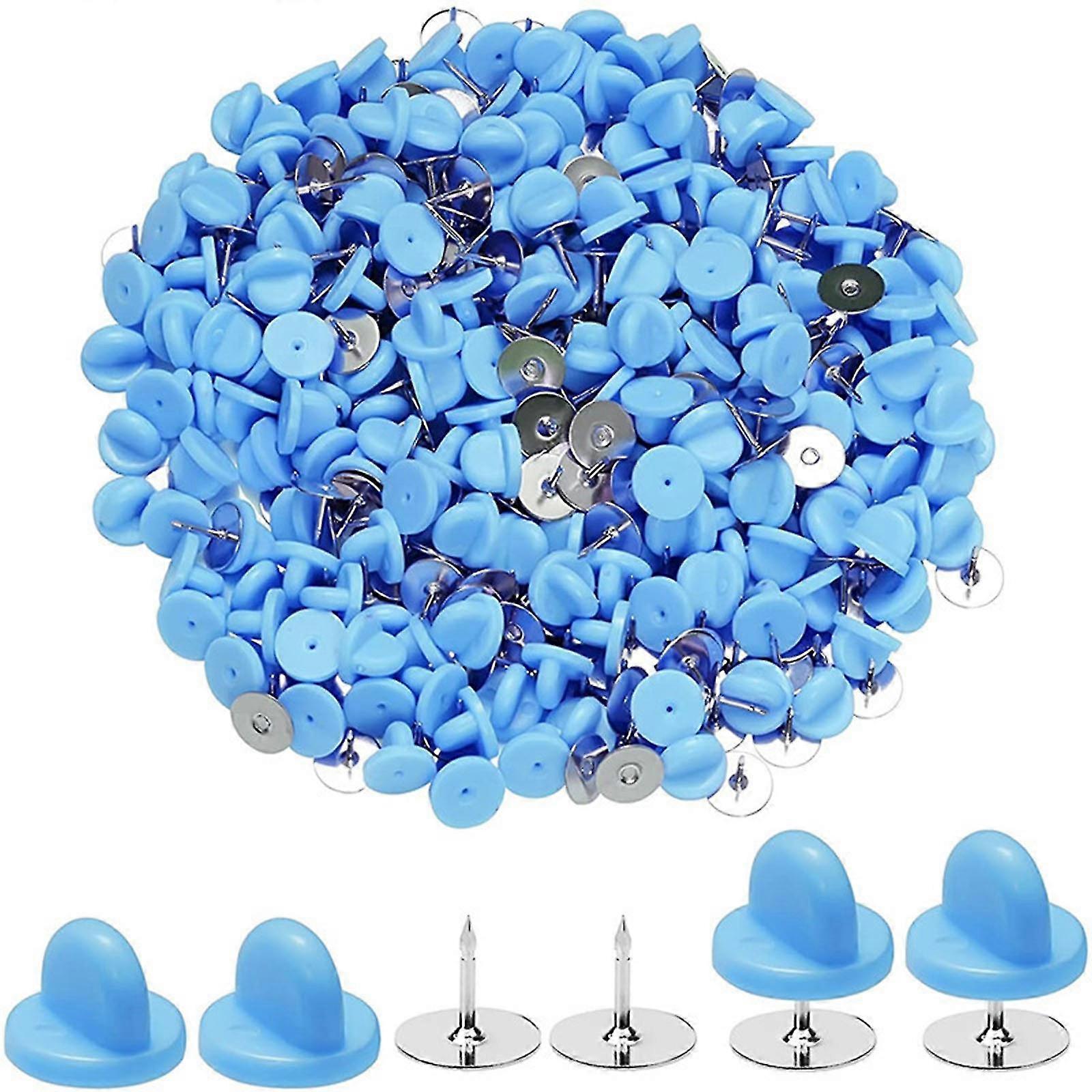 Fast Arrive 100pairs Pin Backs For Butterfly Clutch Backings Locking Clasp For Badge Clothes for Jewelry Making