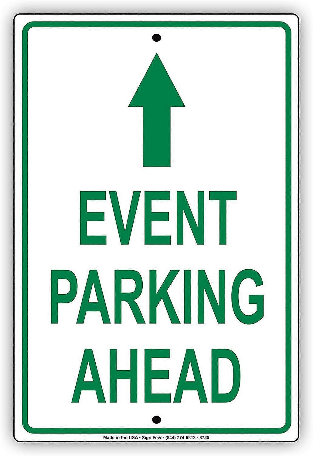 حدث موقف للسيارات الاتجاه إلى الأمام مستقيم السهم الألومنيوم المعدنية 12 "x18" علامة