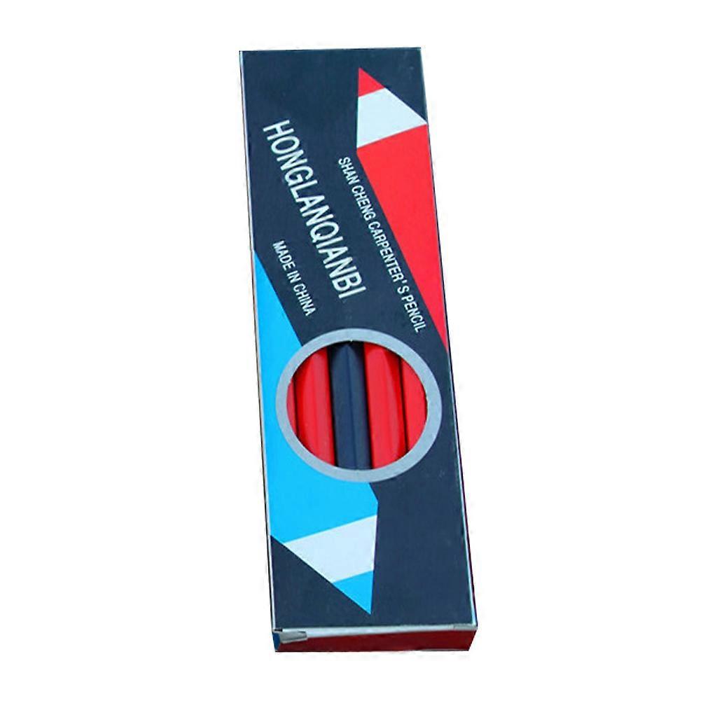 10 SZTUK Drewniane ośmiokątne ołówki podwójnie kolorowe do znakowania kart