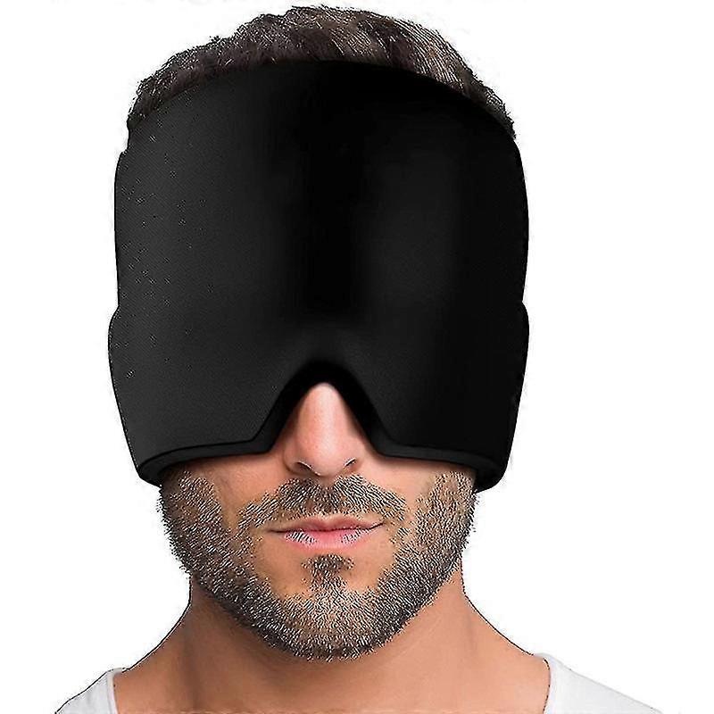 ג'ל כובע להקלה על כאבי ראש טיפול חם קר מיגרנה טיפול לביש לכימו סינוס צוואר לעטוף כאב עיסוי להקלה על מתחים