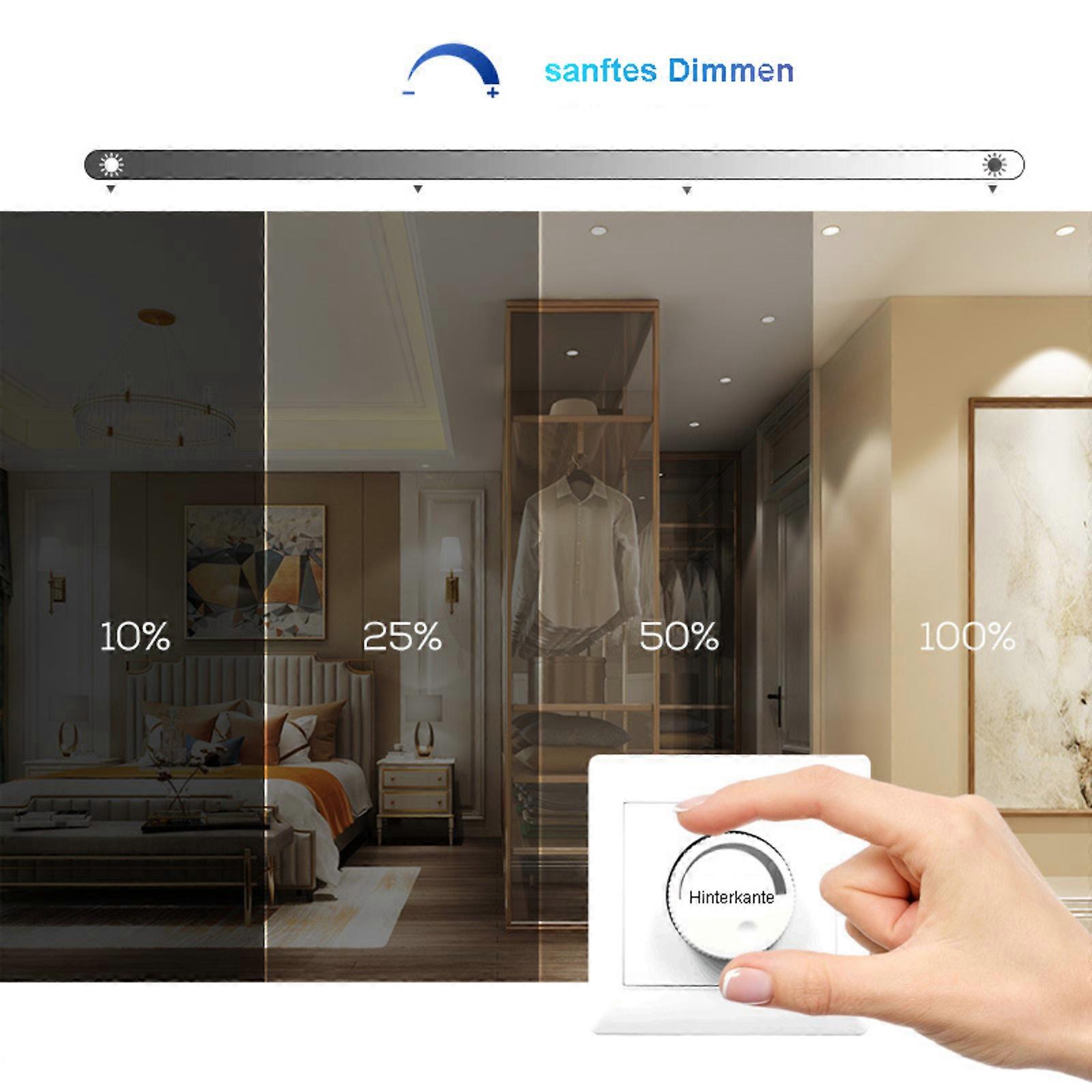 6PCS ultra-dnnes warmes Downlight-7W