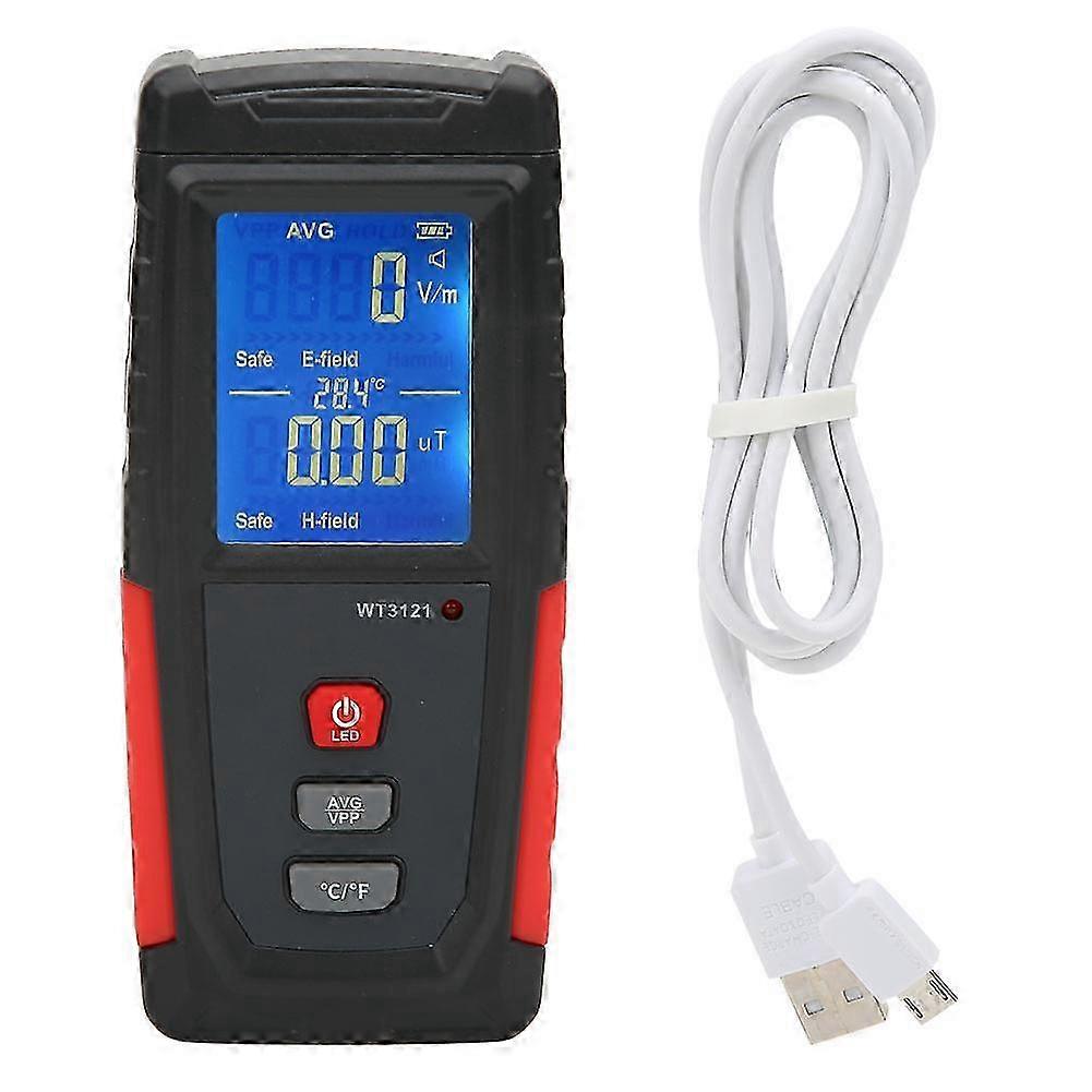 Household Phone Computer Electromagnetic Field Radiation Detector LCD Mini EMF Tester Meter