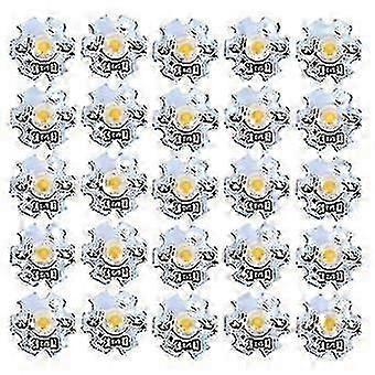 25pcs 5v 1w High Yellow Led Lamp Beads - 588-590nm For Diy Lighting Fixtures