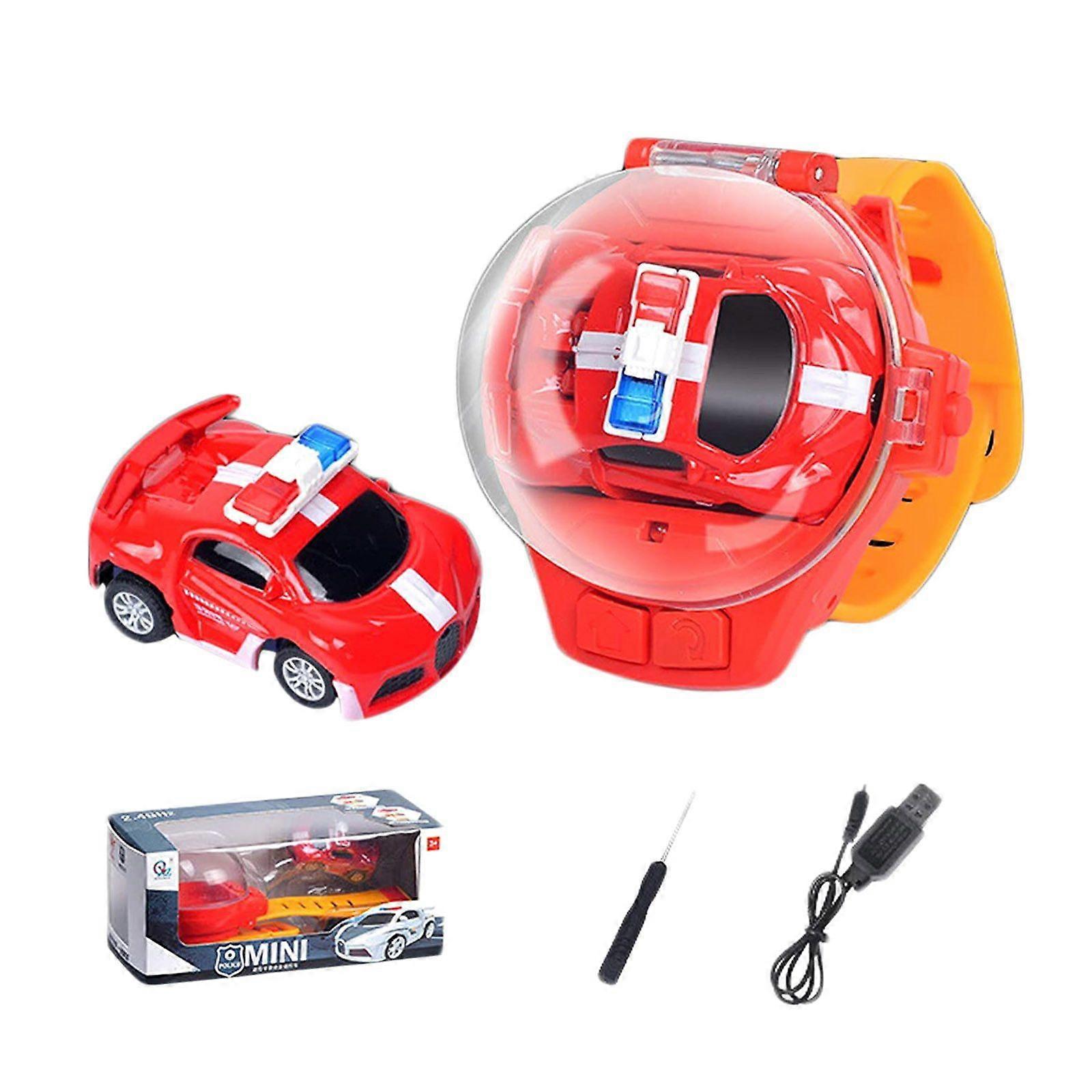 Mini Remote Control Watch Car - 2.4GHz, USB ChargingToy Playsets