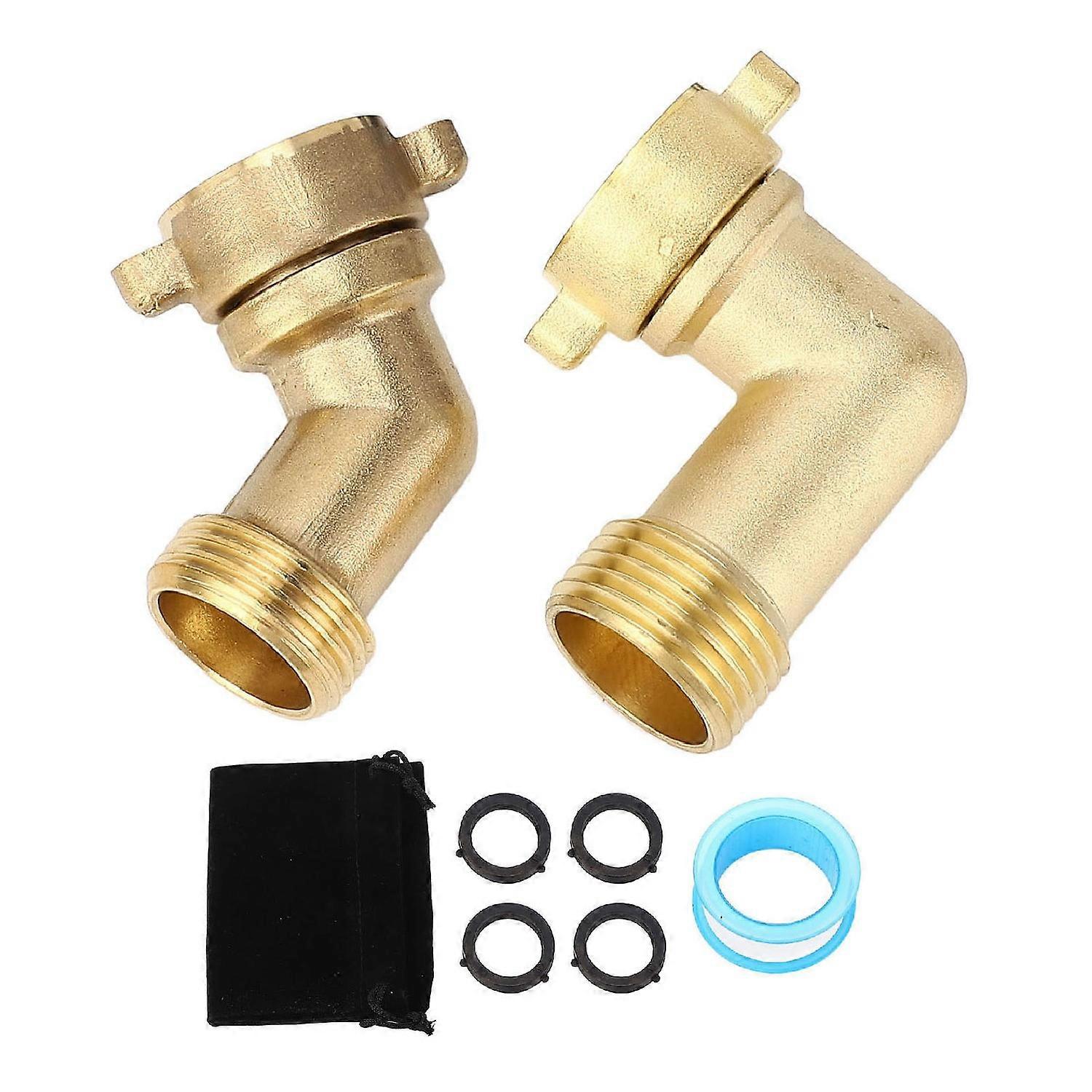 RV Water Hose Elbow Space Saving Sturdy RV Drinking Water Hose Adapter Connector for Campervan Motor