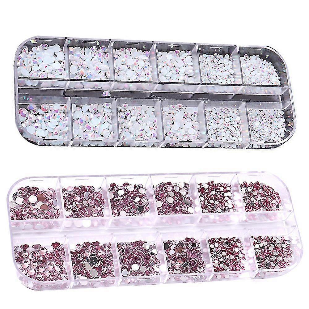 Flat Back Glass Rhinestones Crystals For Nail Art