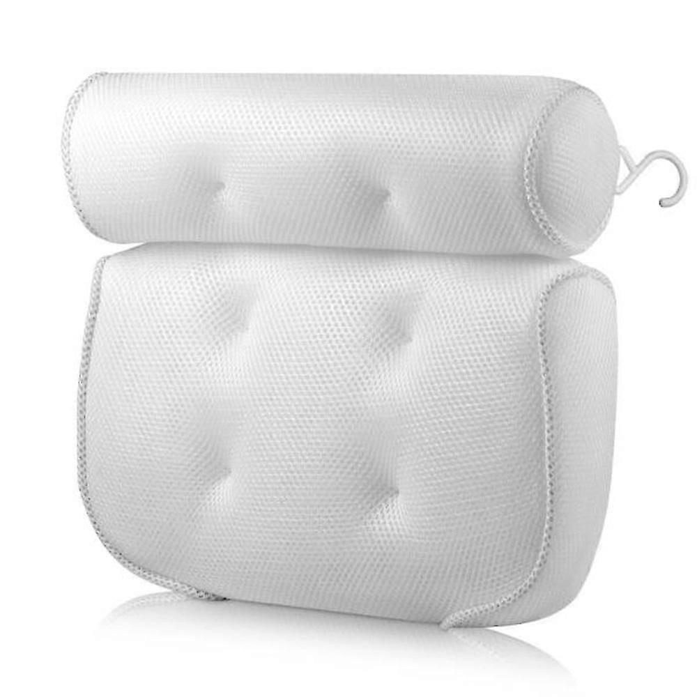 Bath Pillow Head And Neck Pillow, Luxurious Bath Spa Pillow With 3d Air Mesh Technology Comfort Bath Pillow, Non-slip Spa Pillow, Suitable For Whirl
