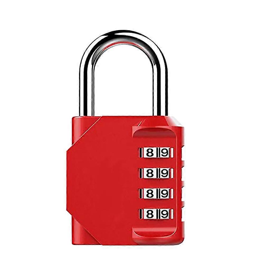Combination Lock Resettable 4 Digit Padlock with Combination Waterproof and Heavy Duty Combination Padlock Outdoor for School