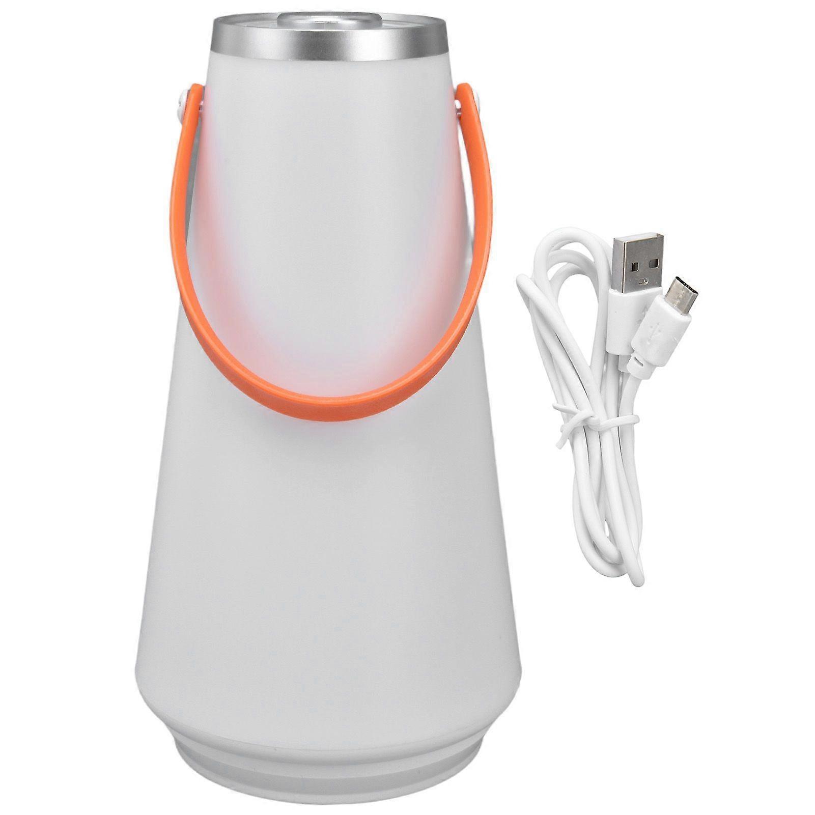 Night Light Lamp Portable Handle Design Touch Control Adjustable Brightness Warm Light Safe Durable ABS Kids Night Light