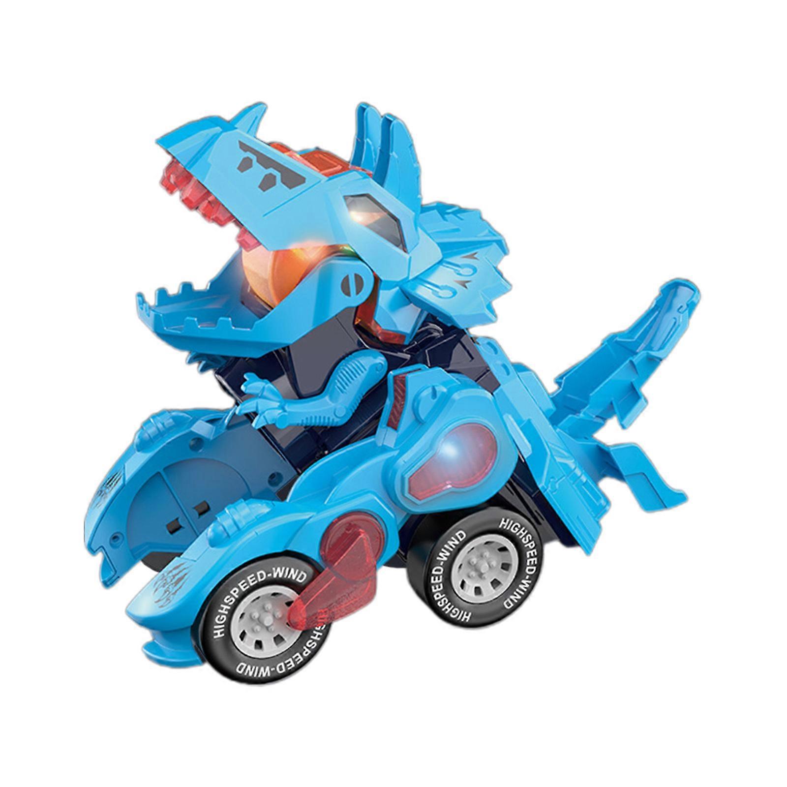 2 In 1 Deformation Car Monster Trucks Dinosaur-Simulation Model Collision Transformation Inertial Vehicle Boys Toy Gifts