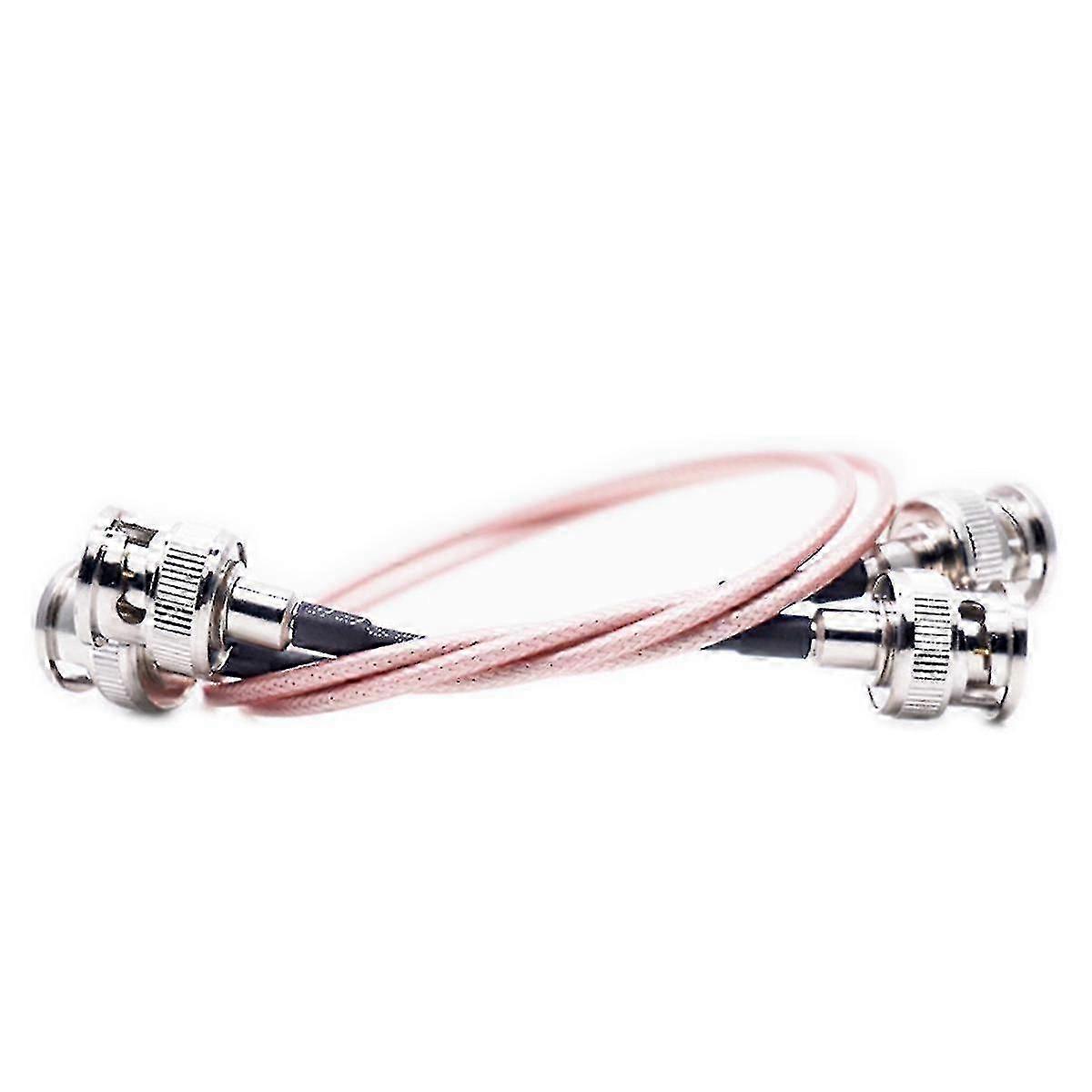 5pcs Rf Adapter Cable Bnc Male To Bnc Male Plug Connector (100cm)
