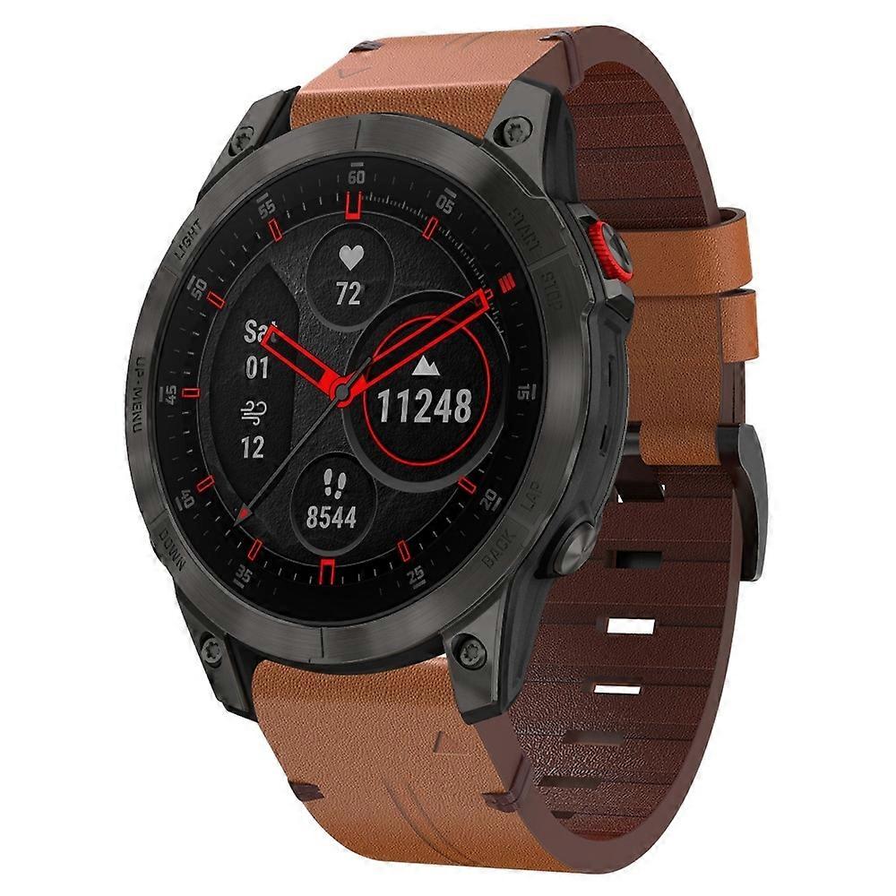 Bőr óraszíj Garmin EPIX Gen 2-höz