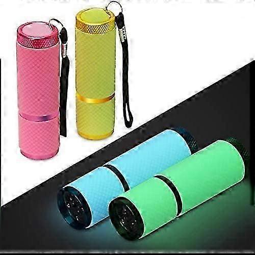 LED Glow In Dark Flashlights - Rubber Coated Mini Flashlights for Various Uses