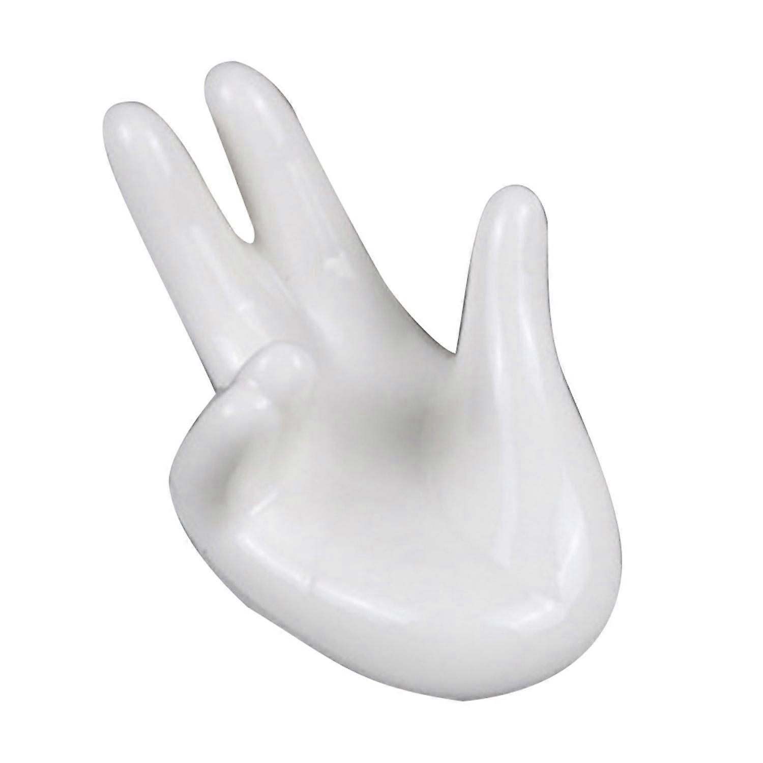 Hand-Shaped Egg Holder Sturdy Ceramic Construction Easy Maintenance Boiled Egg Stand Container Desk