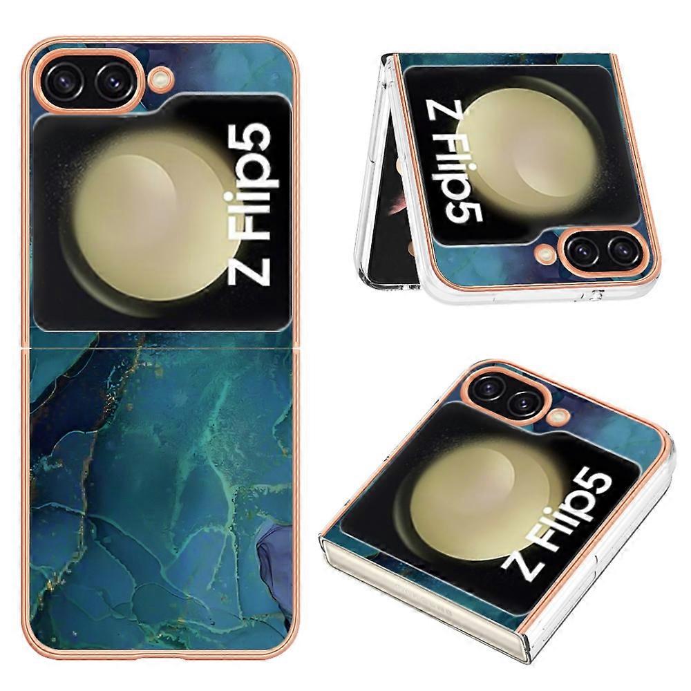 Coque de téléphone IMD double face en marbre galvanisé