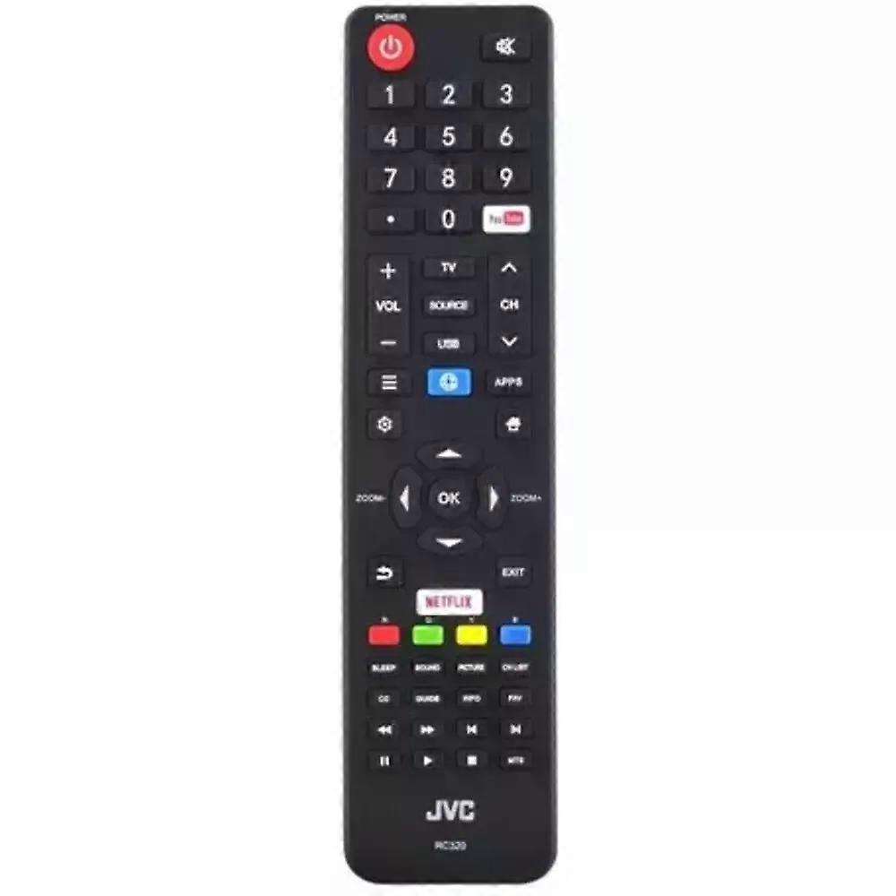 New Genuine RC320 For JVC LCD TV Remote Control 43D1680 43D1800 43D1810 SSM49291