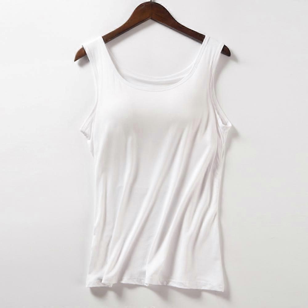 Women's Plus Size Molded Cup Camisole White S