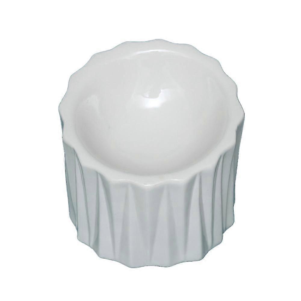 أوعية القط المرتفعة المائلة ، أوعية القط المرفوعة بالسيراميك ، وعاء تغذية الحيوانات الأليفة الخزفي الكبير